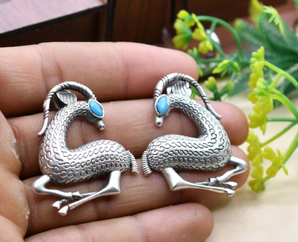 Reindeer Stone Earrings - Image 2