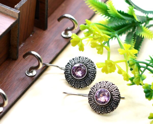 Stone Hook Earrings
