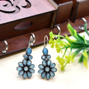 Priska Floral Hoop Earrings