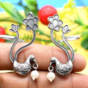 Duck Drop Hoop Earrings
