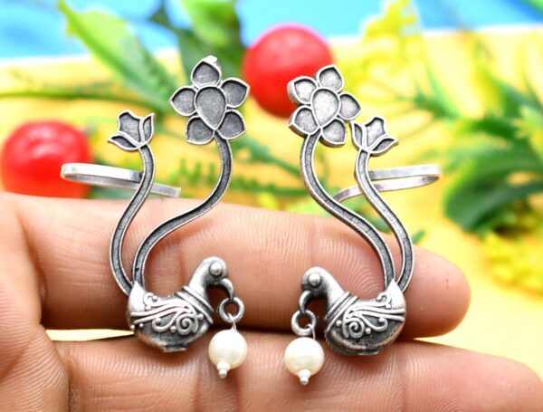 Duck Drop Hoop Earrings