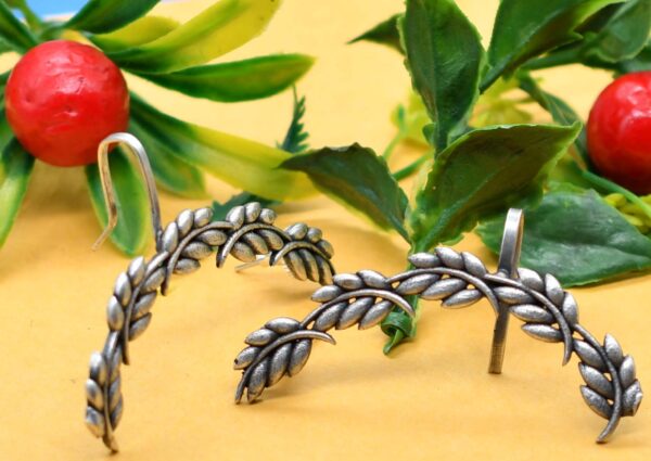 Leaf Earrings Pair - Image 2