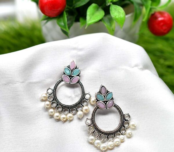 Pratika Stone Earrings - Image 5