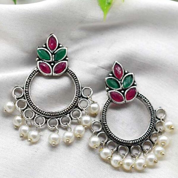 Pratika Stone Earrings - Image 4