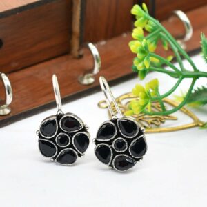 Flower Stone Earrings