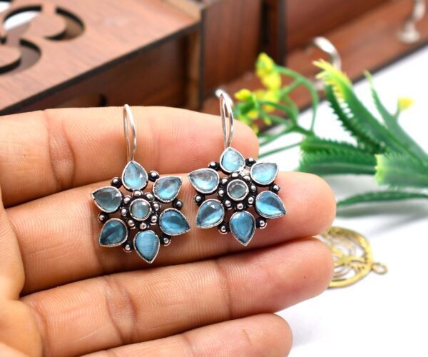 Rose Stone Earrings - Image 2