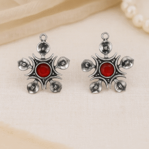 navratri garba Jhumki Stone Earrings for girls
