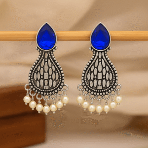 Jhumki Stone Earrings Garba
