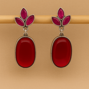 Garba Jhumki Stone Earrings navratri