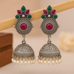 Jhumki Stone Earrings for navratri