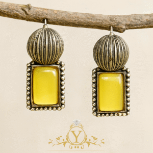 Jhumki Stone Earrings navratri