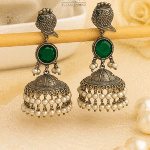 Jhumki Stone Earrings