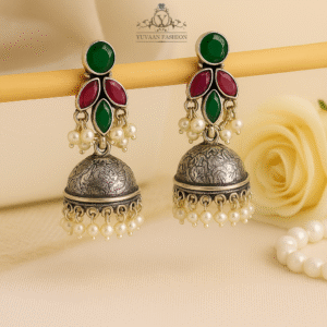 Festive Pearl Drop Earrings