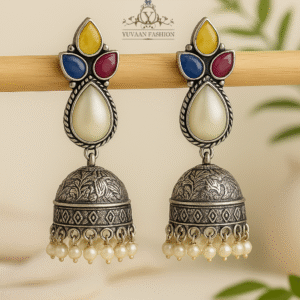 Timeless Petal Design Jhumka Earrings